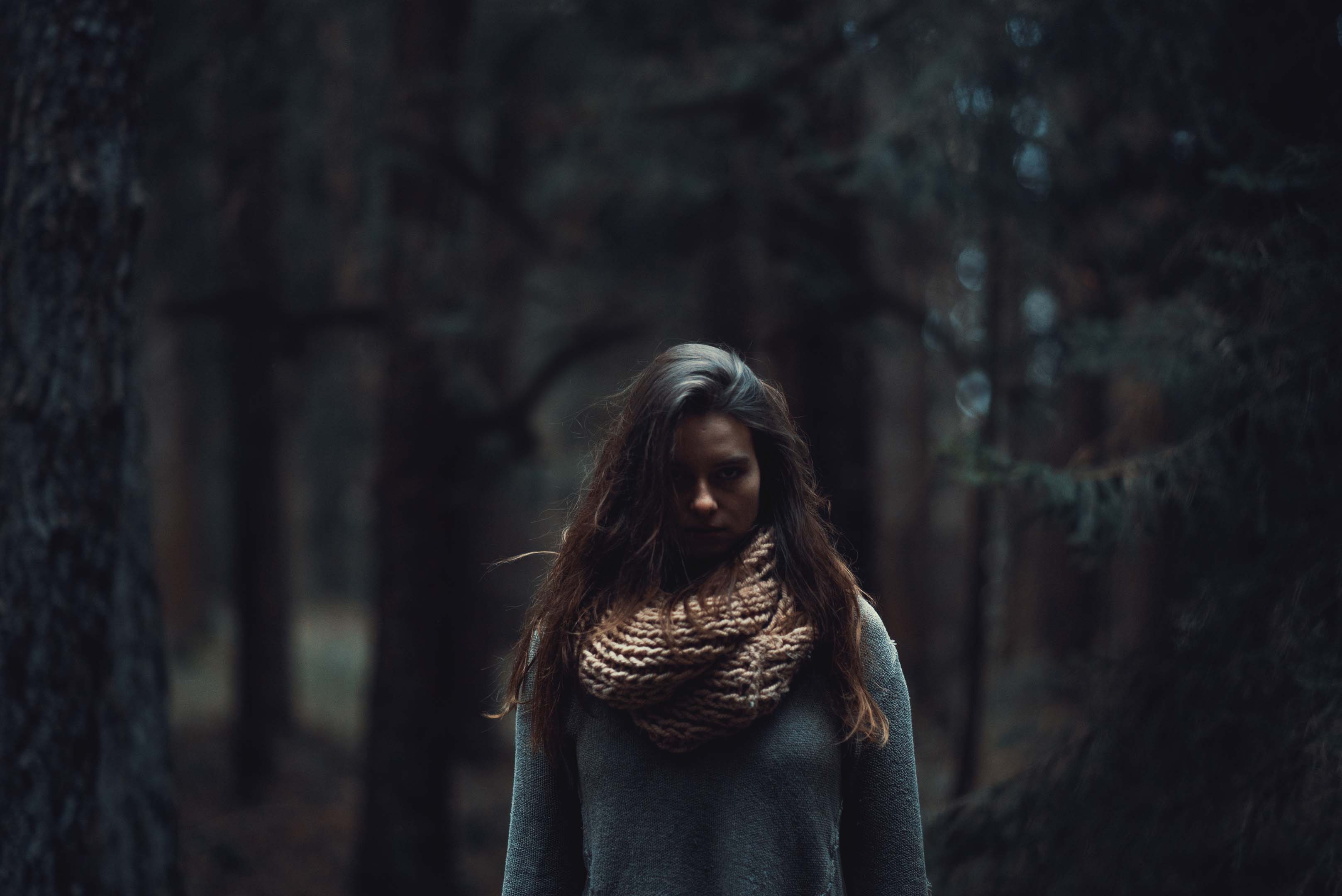 Portraitfoto Beispiel im Wald